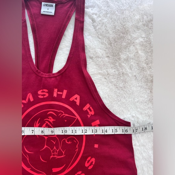 Gymshark Scoop Neck Cut Off Style Tank Top Size Small - Picture 2 of 6